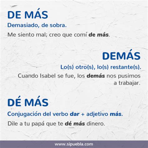 rae demás|demás y de más .
